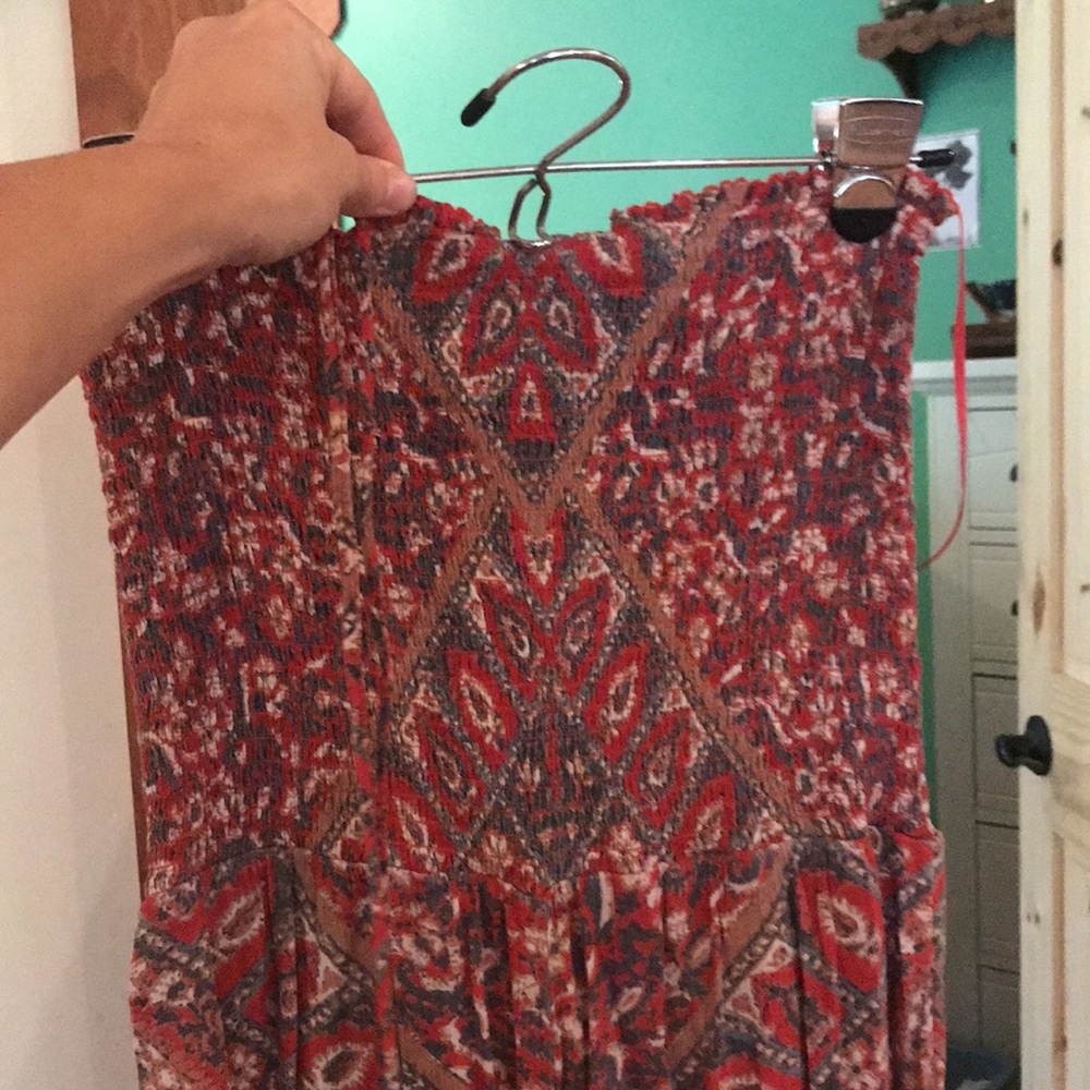 Free people smocked strapless jumpsuit - Picture 11 of 11